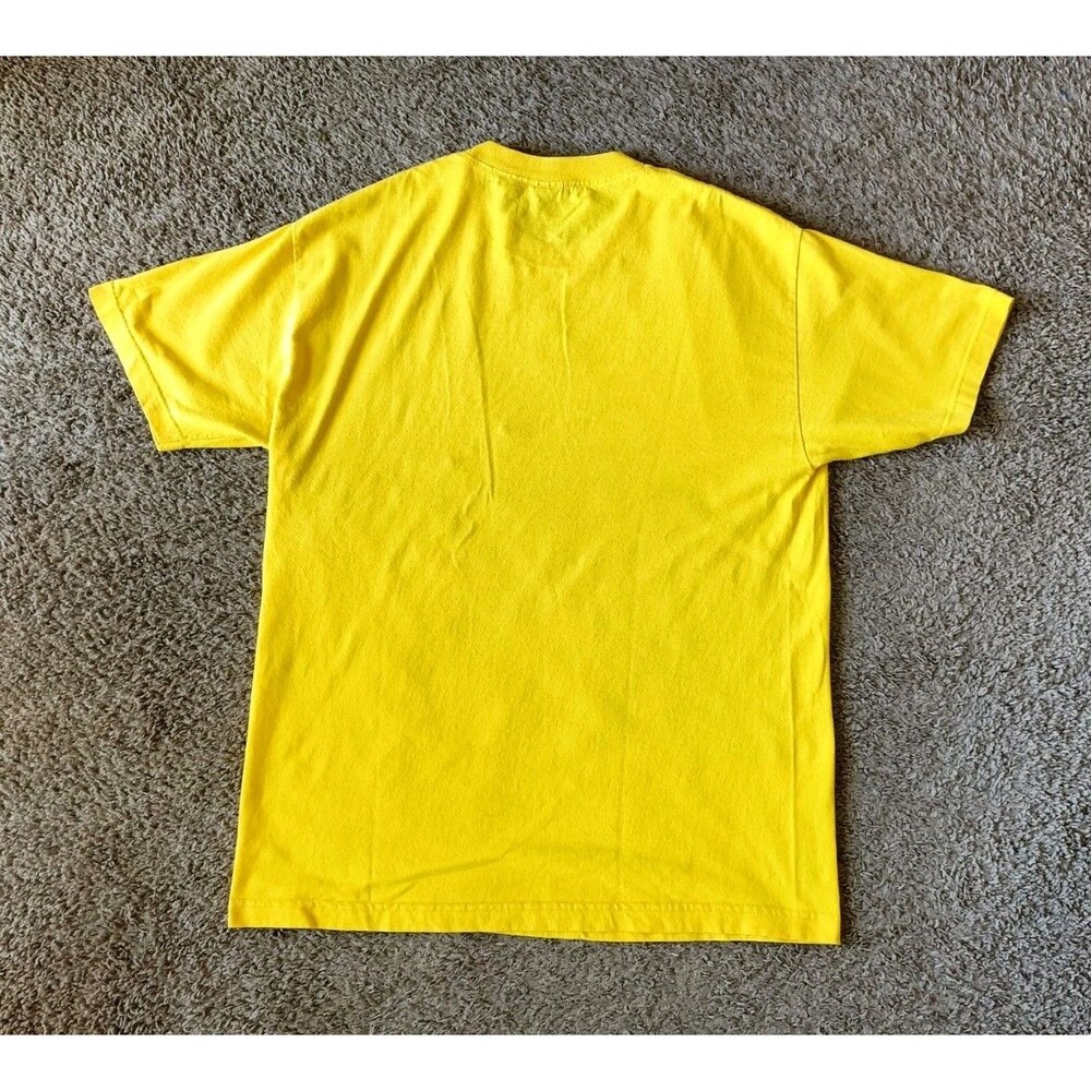 Vintage Alstyle Don't Tread On Me Men's Size Large Graphic Print Yellow Shirt - Picture 4 of 6